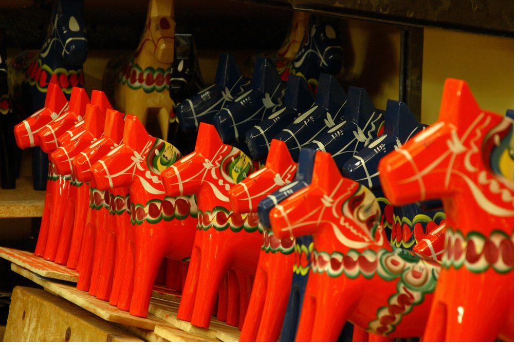 Bunte Dalahästar – das bekannteste Symbol Dalarnas